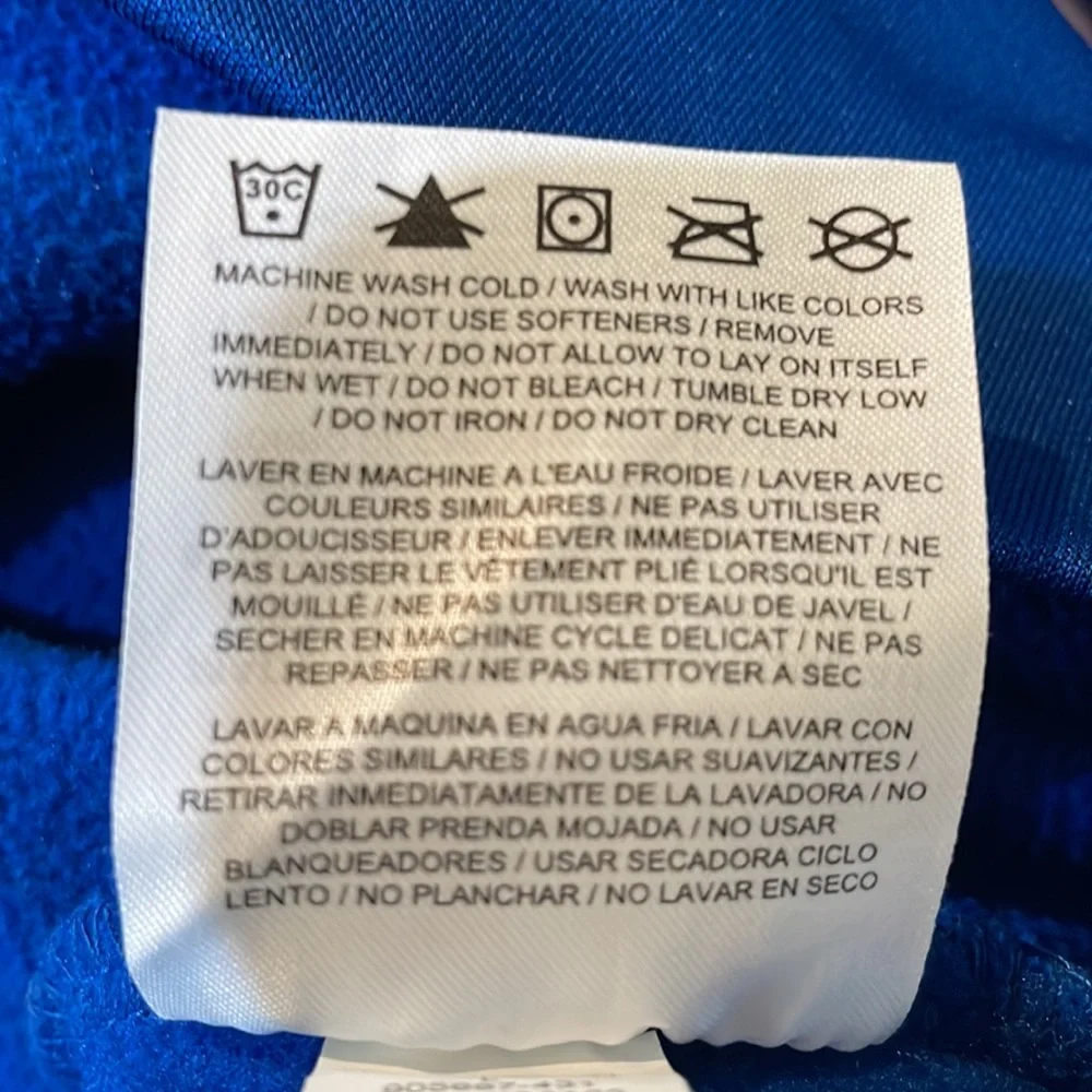 Nike Dri-Fit Blue Hoodie Sweatshirt Size Large - Picture 13 of 13